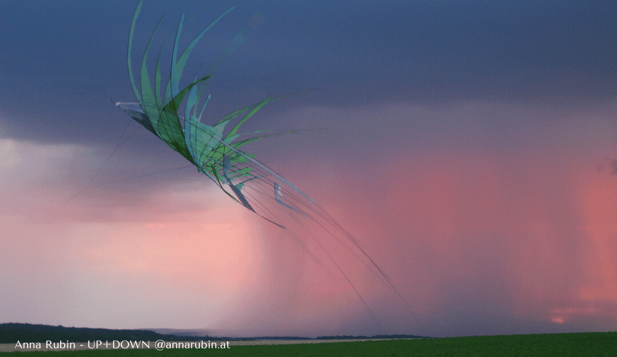 Artistic Kite Beautiful kite flying against a pink sunset.