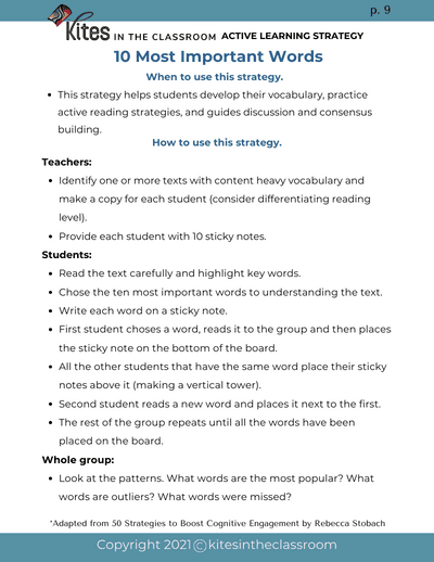 Active Learning Guidebook cover for website Sample page from Fundraiser Guide