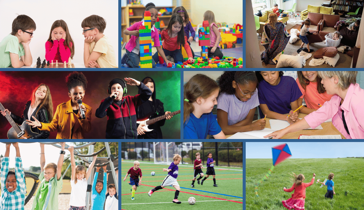 Kinds of play Examples of kids playing